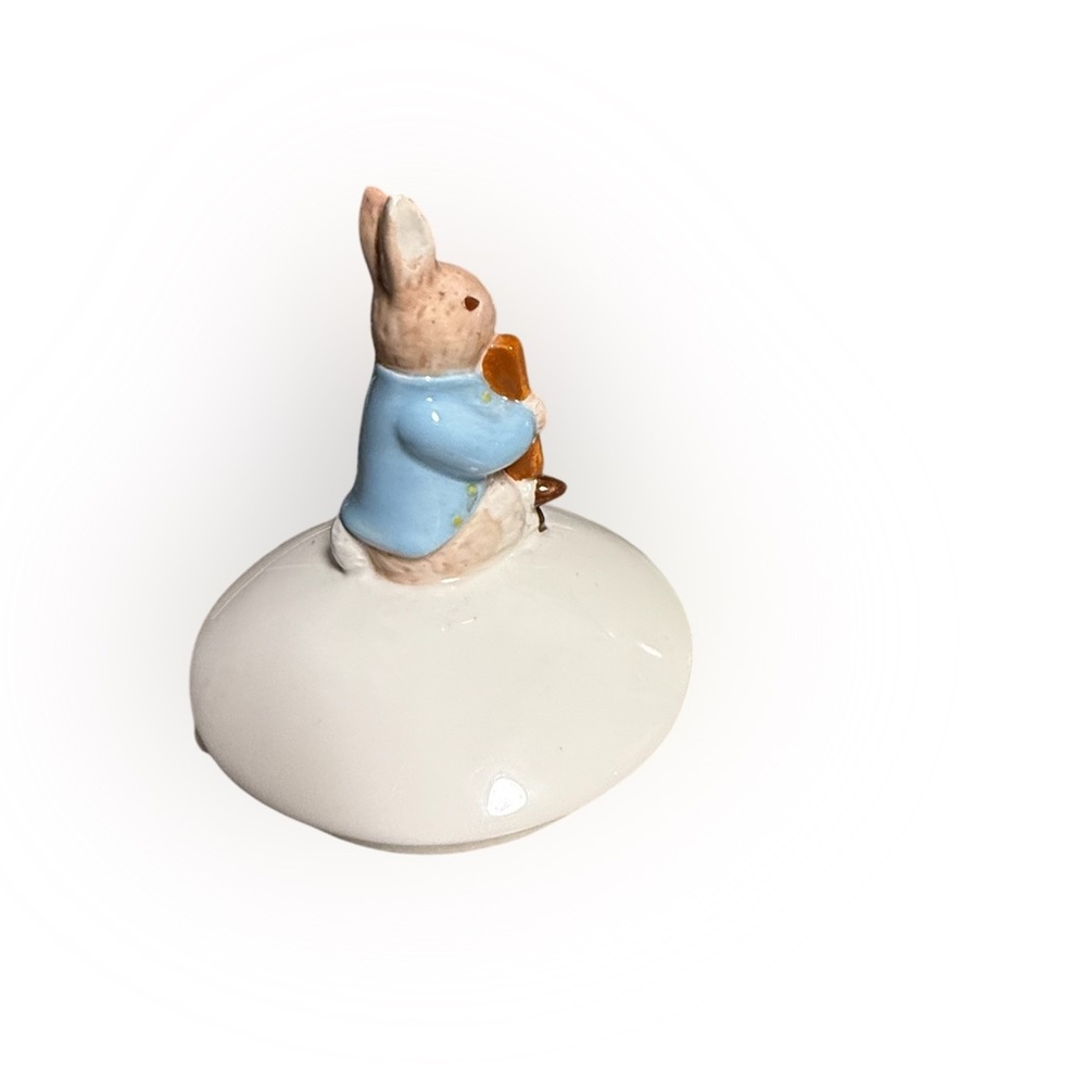 Vintage Peter Rabbit Ceramic Teapot with Pink Handle – Beatrix Potter - Picture 8 of 16